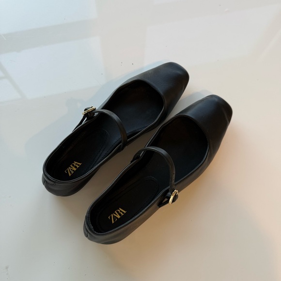 Zara square toe ballet flats - Picture 2 of 8